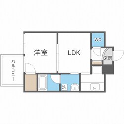 サムティ難波グレイスの物件間取画像